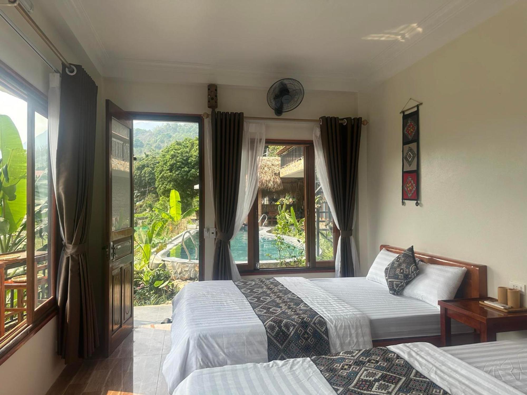 Peaceful Maichau Homestay Mai Châu Bagian luar foto